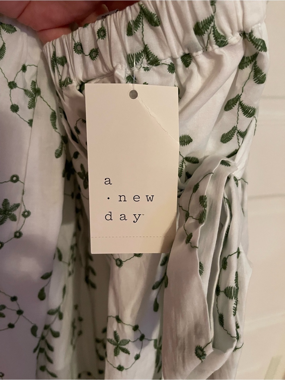 a new day White Maxi Dress with Green Floral Print - Picture 6 of 7